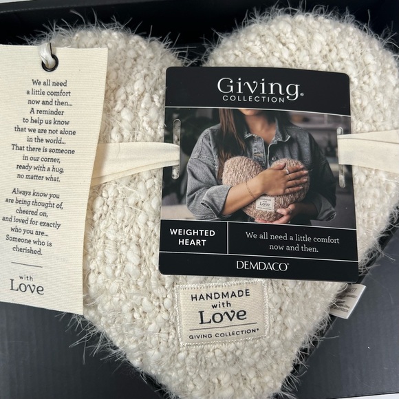 Demdaco Other - DEMDACO® Weighted Heart‎ Giving Pillow